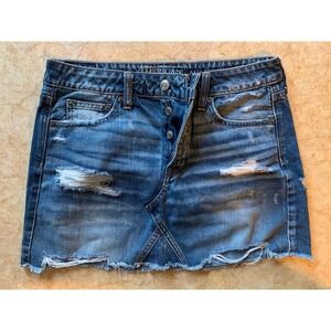 American Eagle Outfitters denim mini skirt size 4